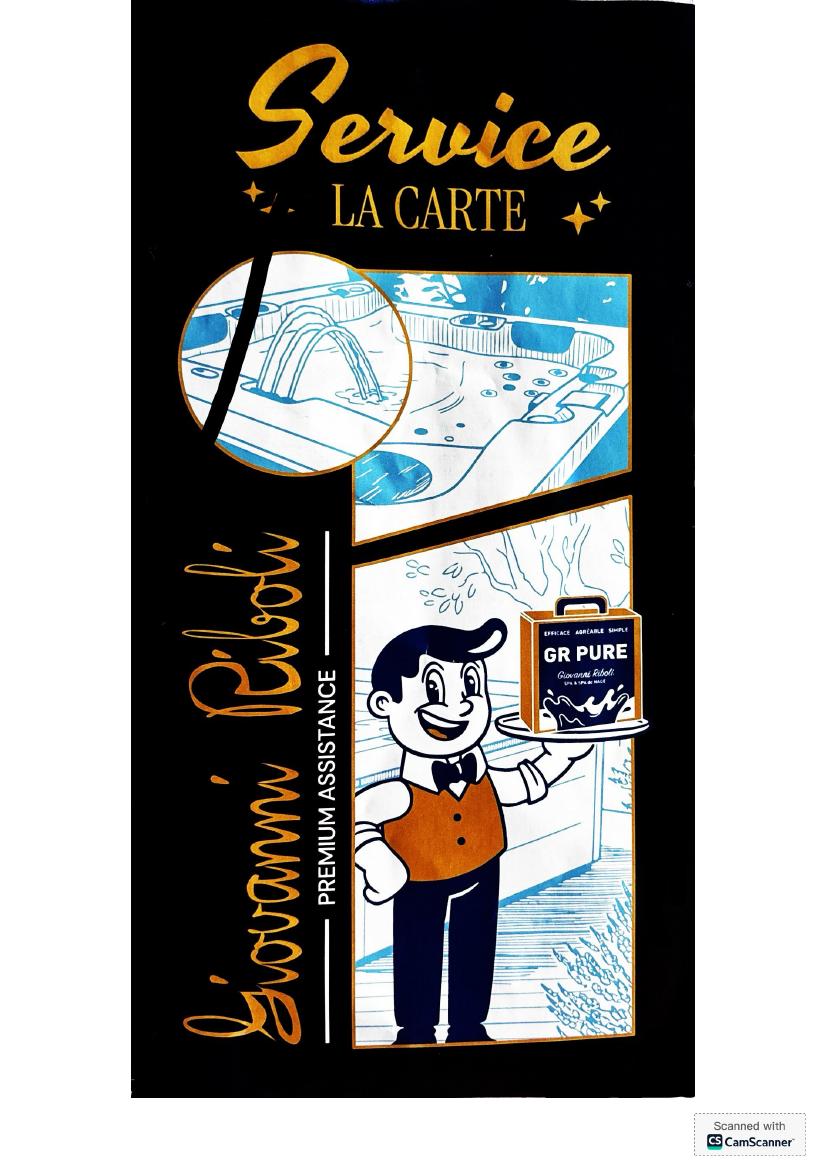 Brochure Service LA CARTE Giovanni Riboli